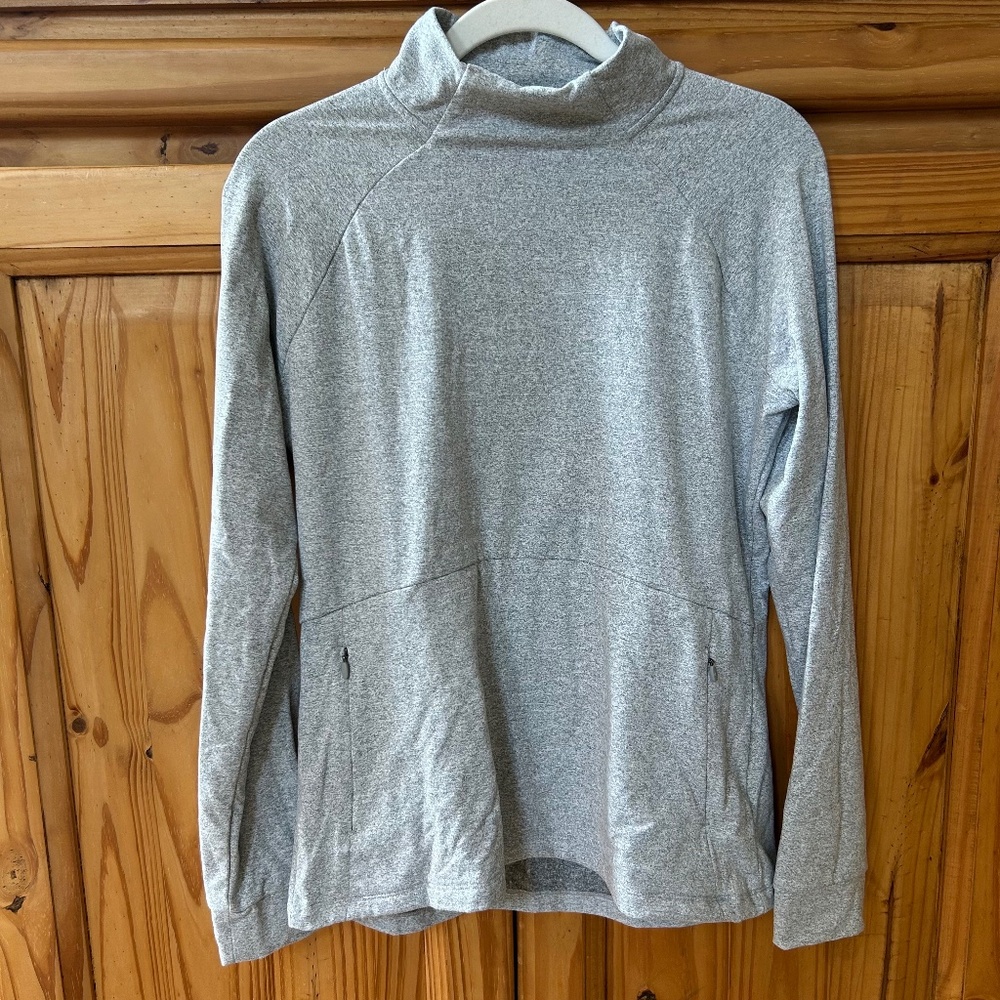 Kyodan Pullover Women's Gray Athletic Casual Outdoor Zip Pockets Size M‎